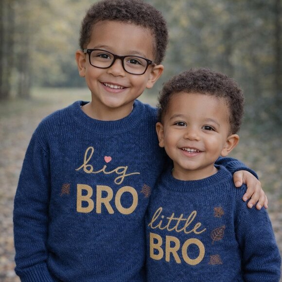 NWT Modern Moments Baby Boy “Big Bro” Sweater 2T Fall Autumn - Picture 2 of 4